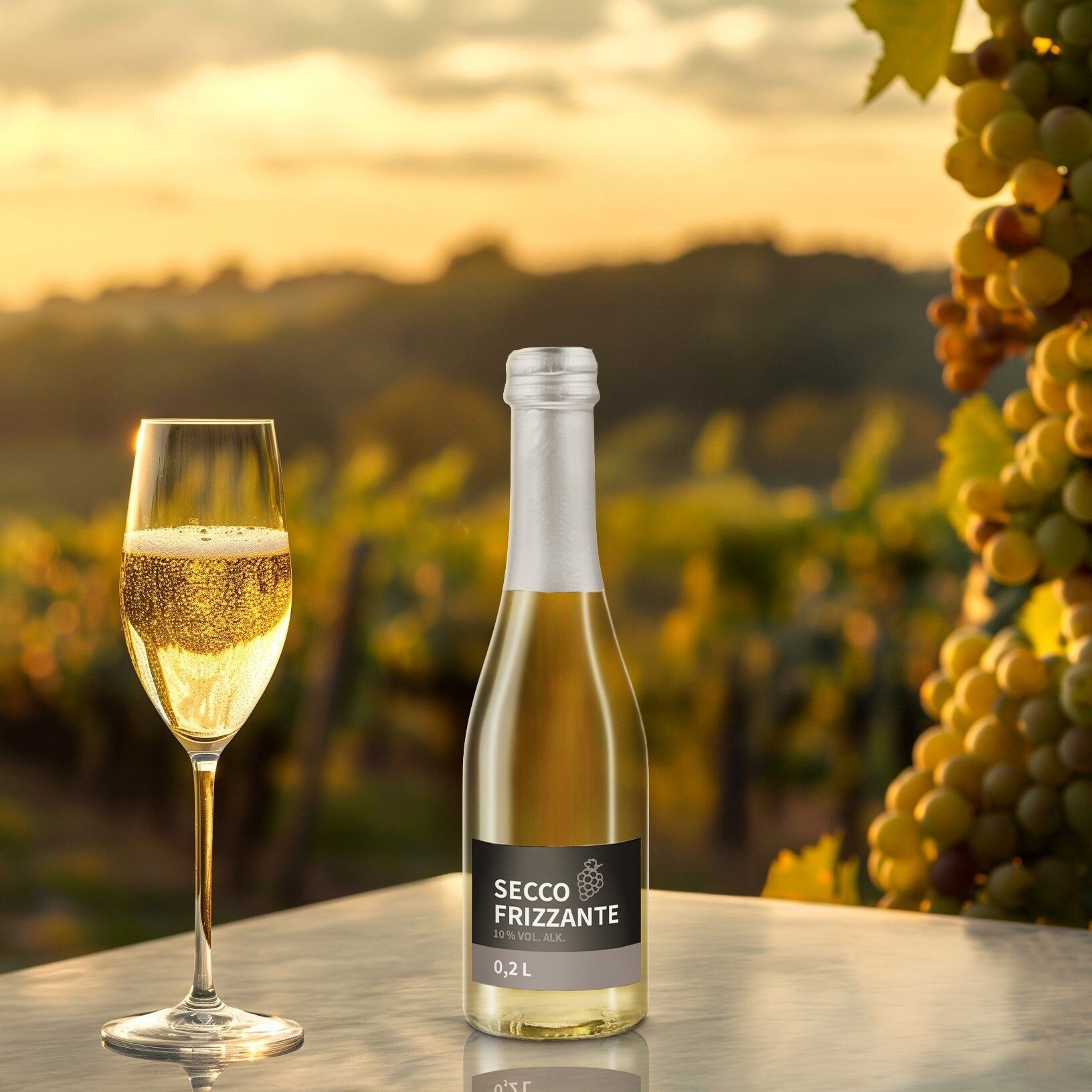 0,2 l Secco Frizzante (Glas) Body Label-529