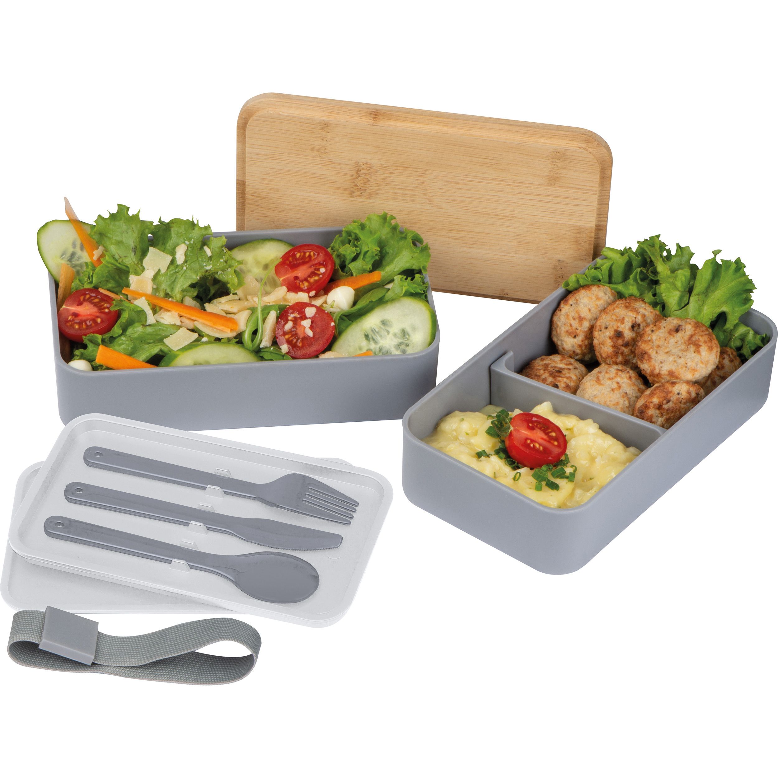 Lunchboxset Pescara - silbergrau-268