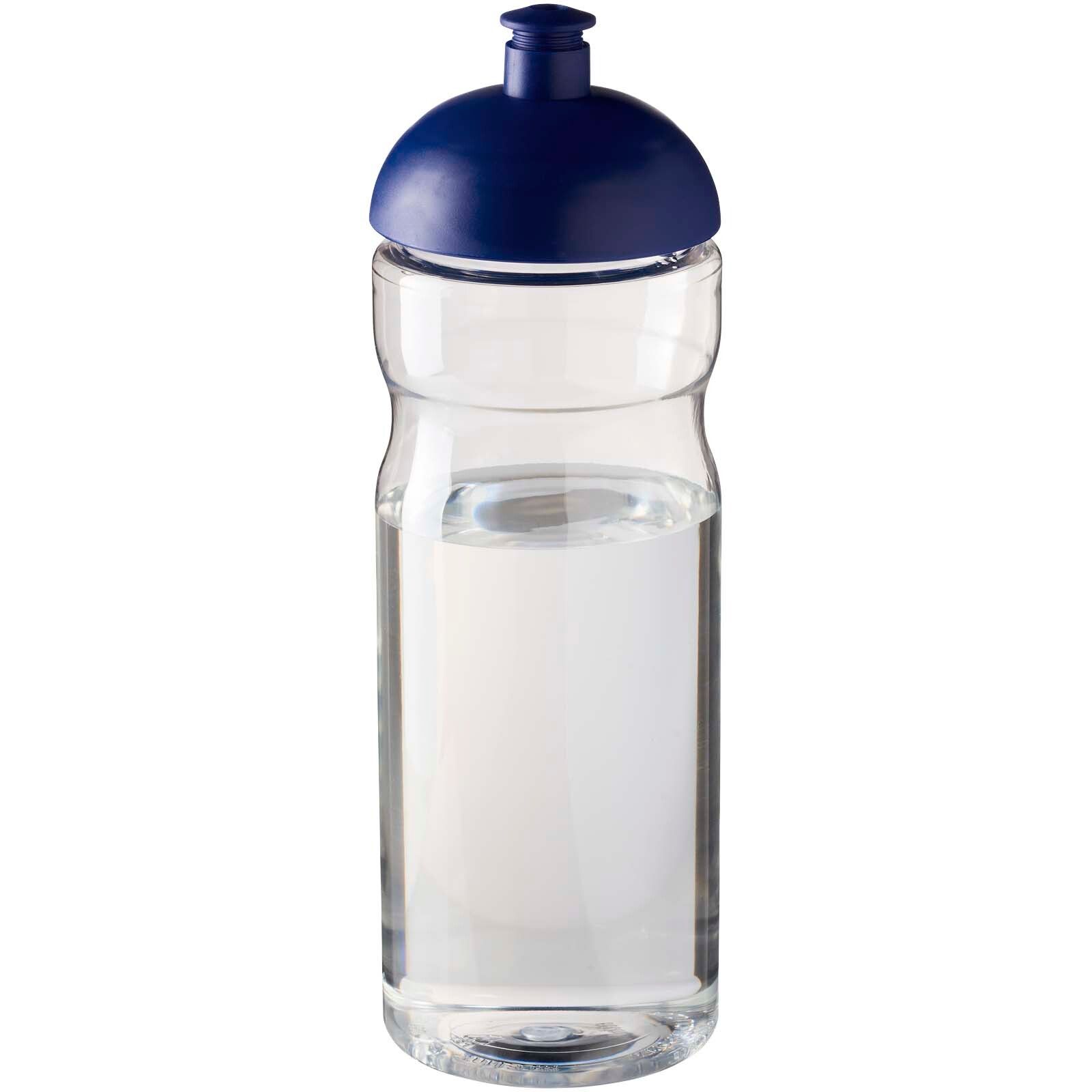 H2O Active Eco Base 650 ml Sportflasche mit Stülpdeckel - transparent -  blau-779
