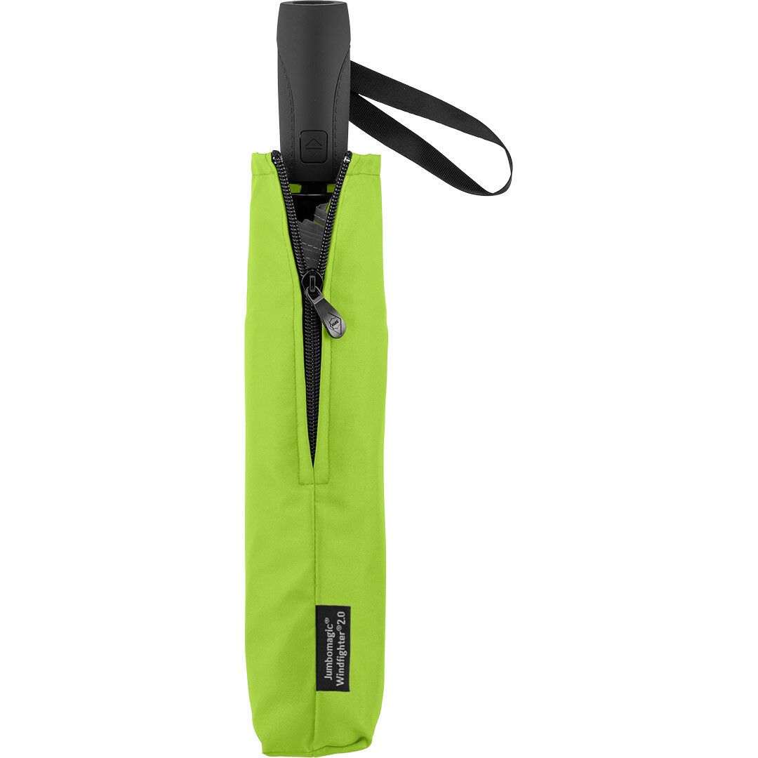 AOC-Gäste-Taschenschirm Jumbomagic® Windfighter® 2.0 mit waterSAVE® Bezug Ø123 cm - limette-685