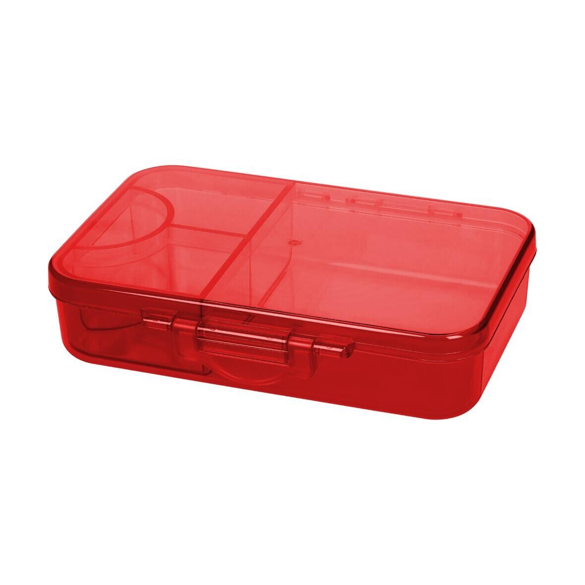 Vorratsdose Triva - transparent-rot-10