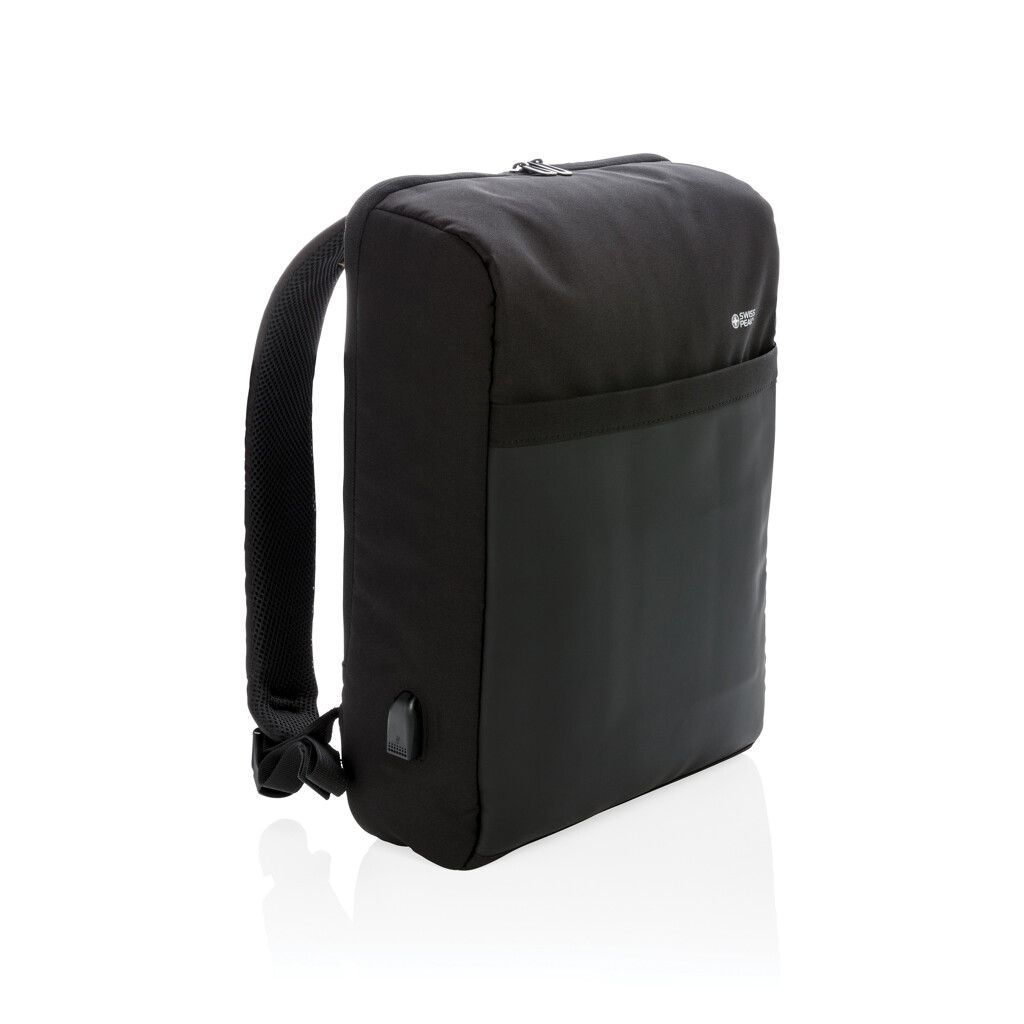 Swiss Peak 15" Anti-Diebstahl RFID & USB Rucksack - schwarz-890