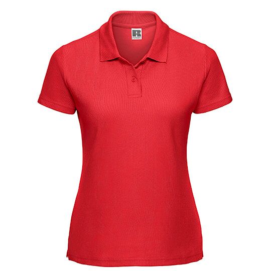 Ladies' Classic Polycotton Polo - bright red - XXL-71