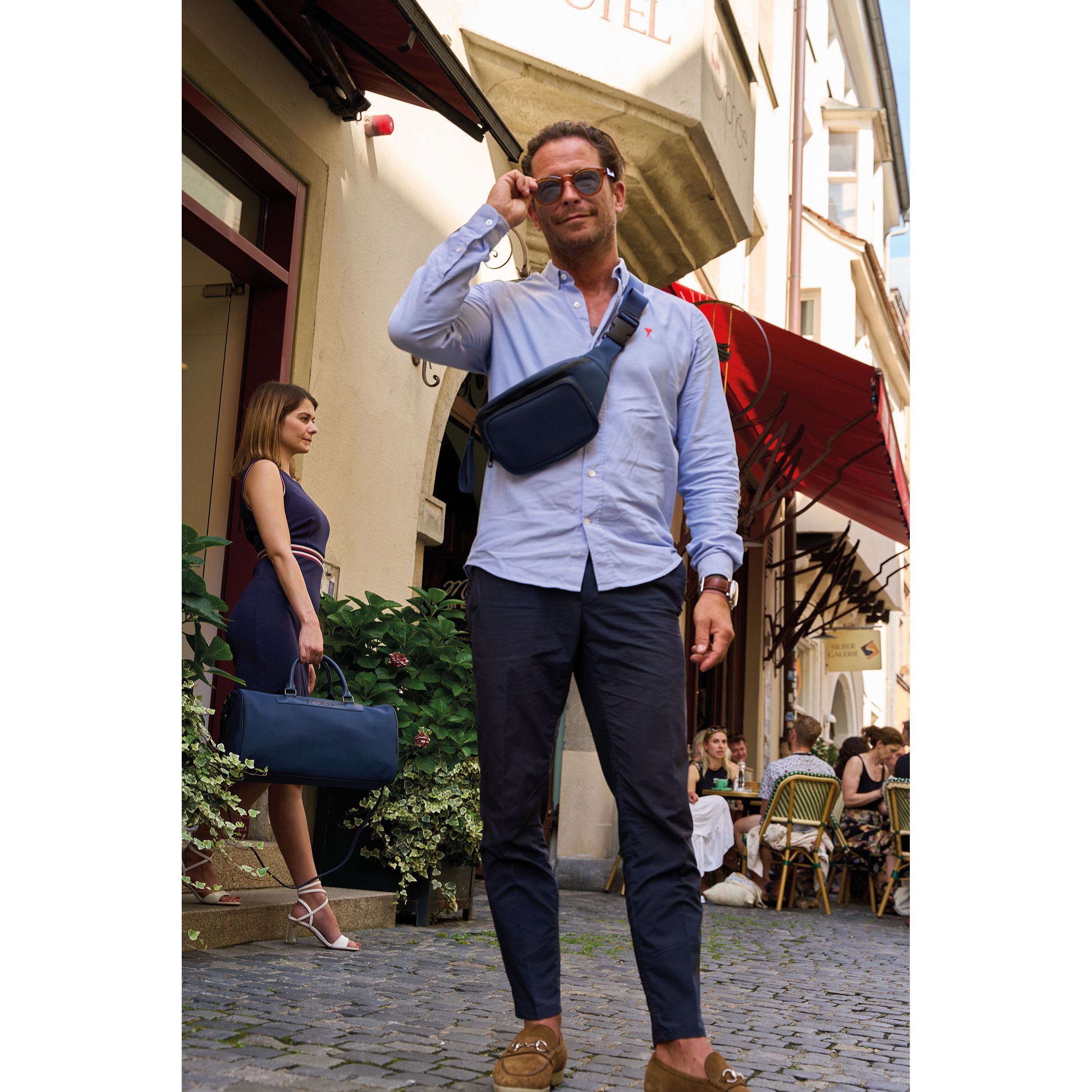 MoLu Gürteltasche Port Grimaud - dunkelblau-412