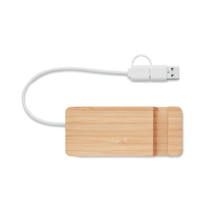 4 Port USB Hub HUBSTAND - holz-157