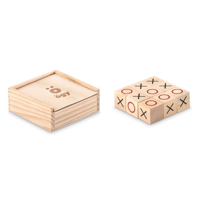 Tic-Tac-Toe Spiel TIC TAC TOE - holz-17