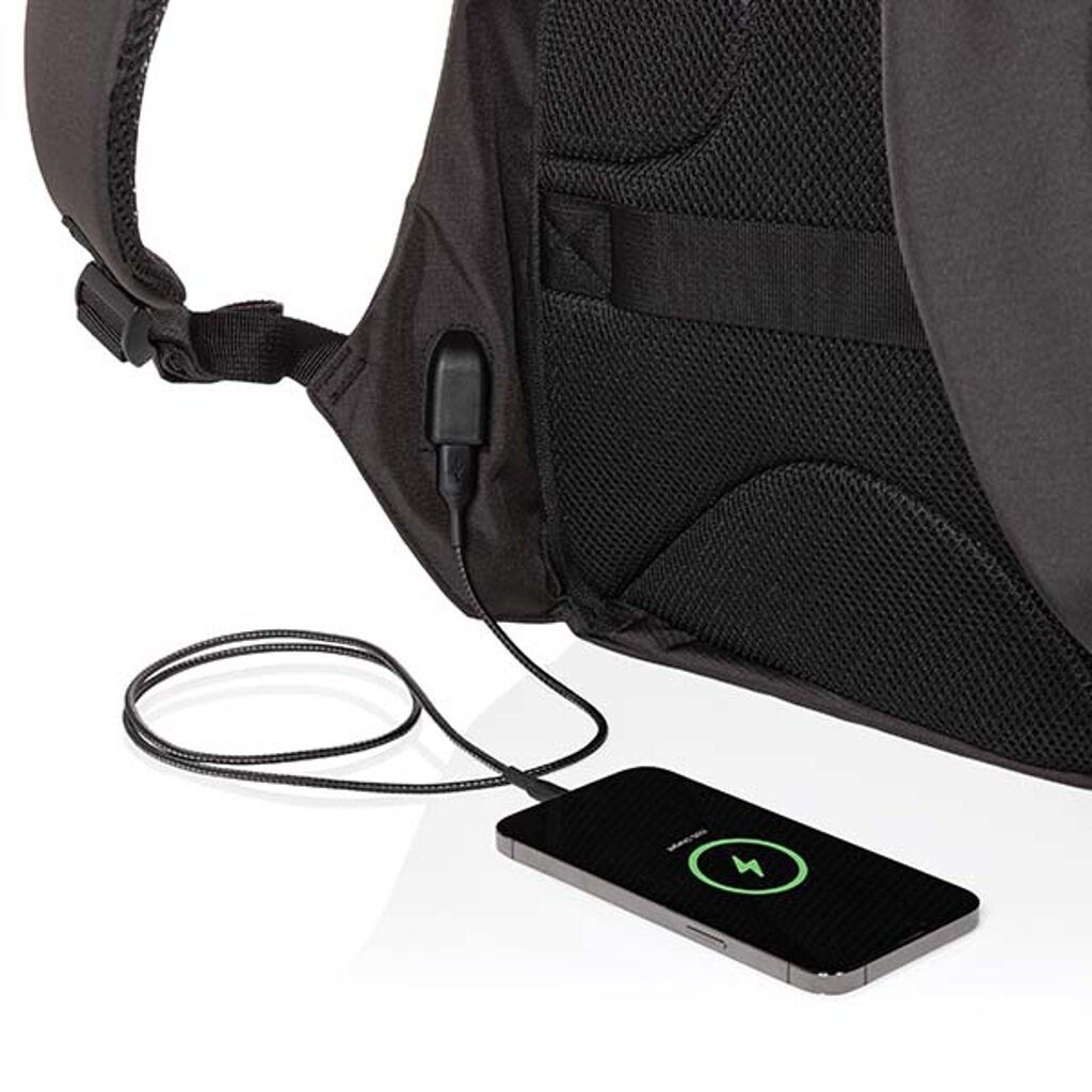Swiss Peak 15,6" Anti-Diebstahl Laptop-Rucksack - schwarz-952