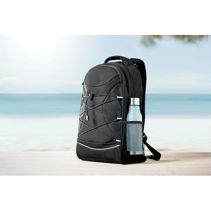 Rucksack 600D RPET MONTE LOMO - schwarz-58