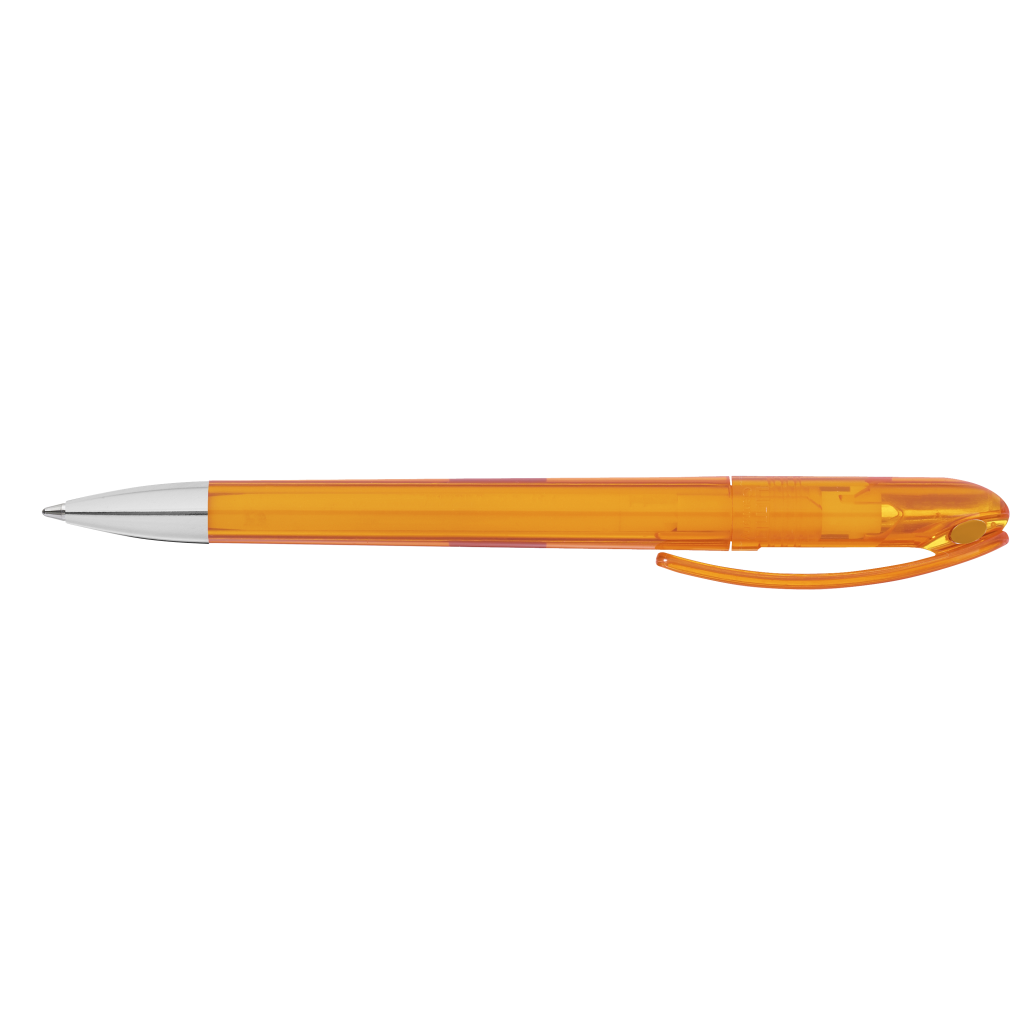 Spot Transparent Si Druckkugelschreiber - orange-230