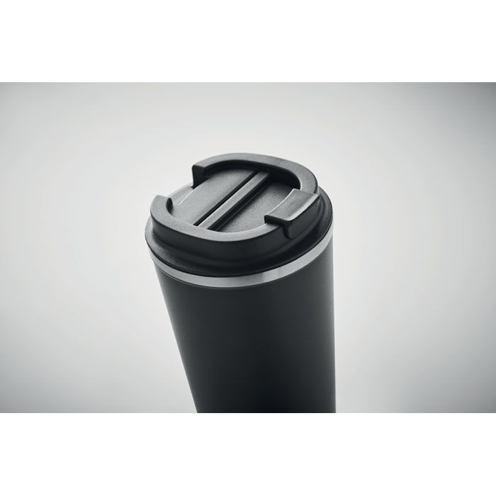 Doppelwandiger Becher 510 ml BRACE + - schwarz-676