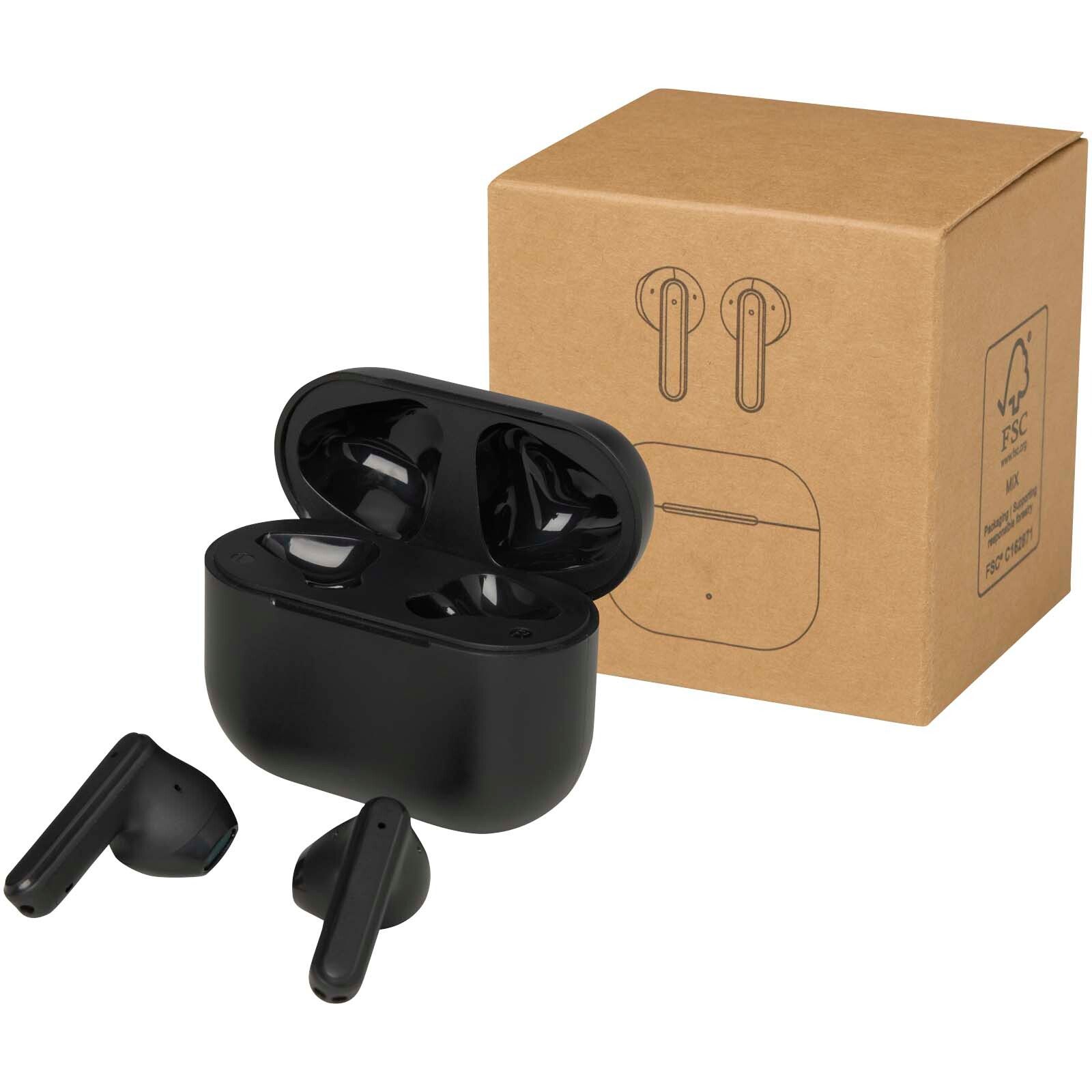 Altais True Wireless Bluetooth Headset aus recyceltem Kunststoff - schwarz-113