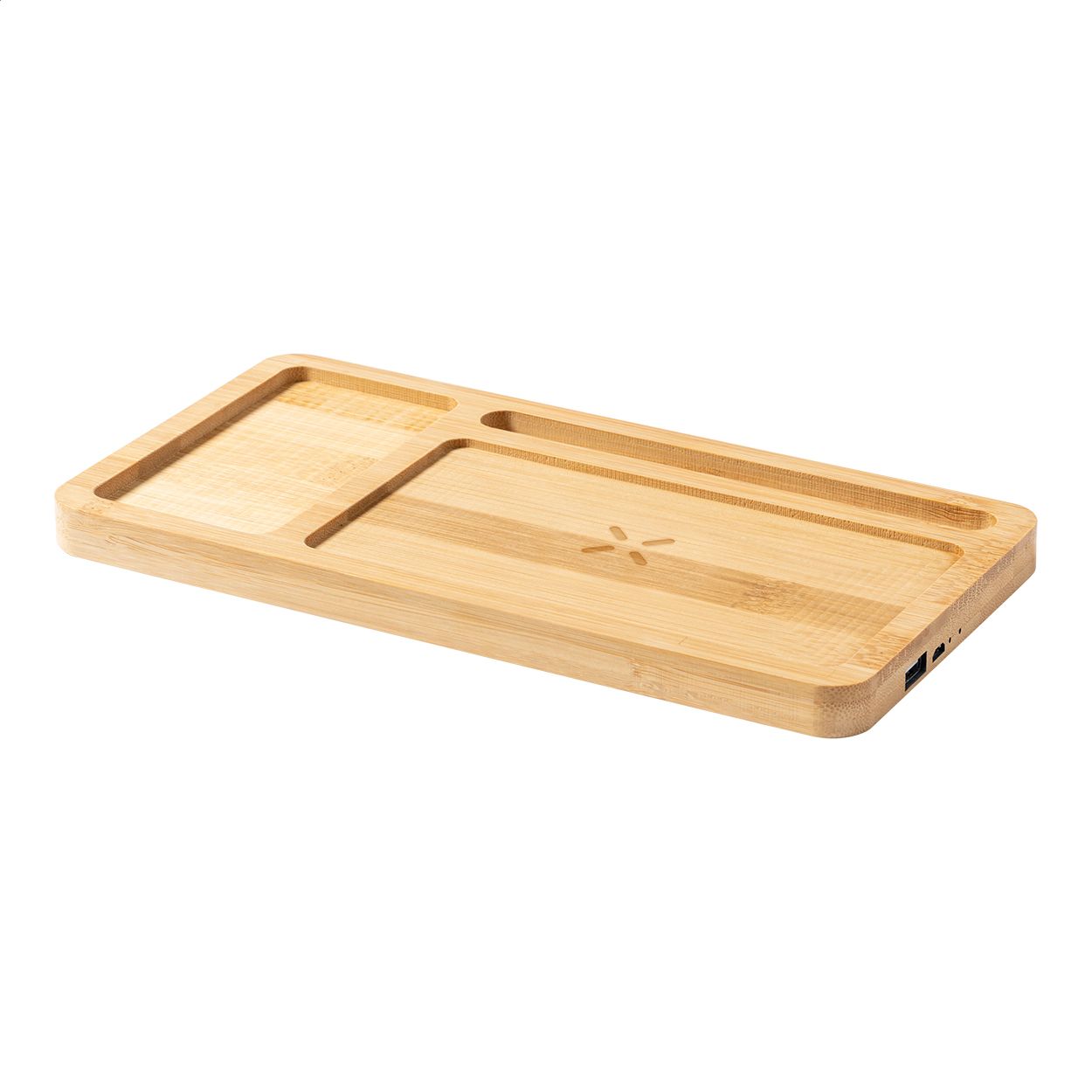 Organizer mit Wireless-Charger Golbar - natur-742