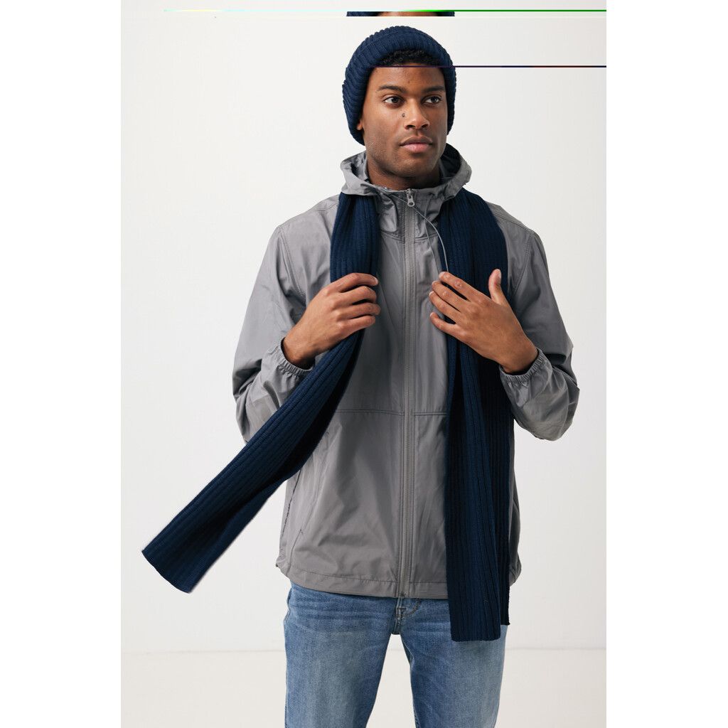 Impact AWARE™ Polylana® Strickschal 180x25cm - navy blau-311