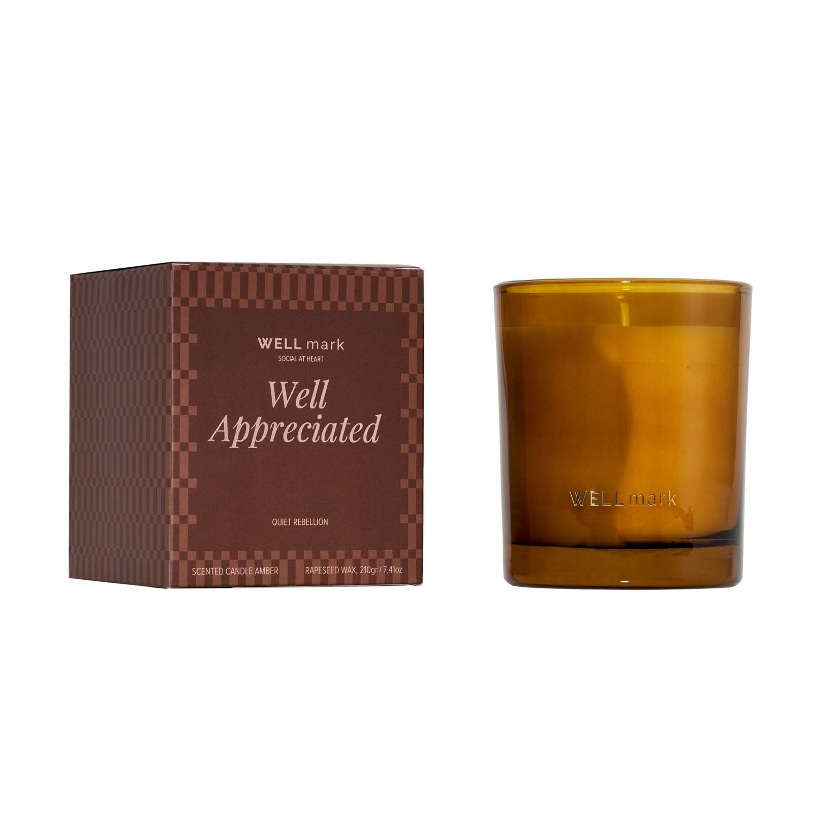 Wellmark Quiet Rebellion Duftkerze, 210 g - maroon rot-162