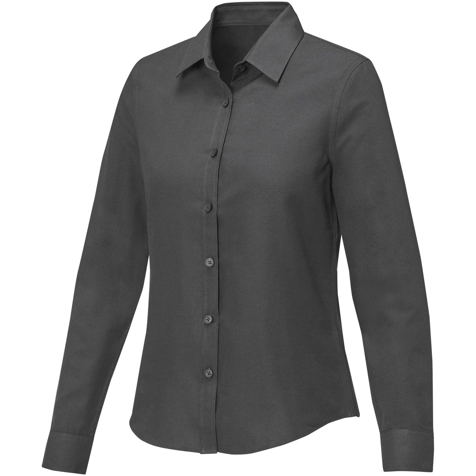 Pollux Damenbluse mit langen Ärmeln  - storm grey - XL-191