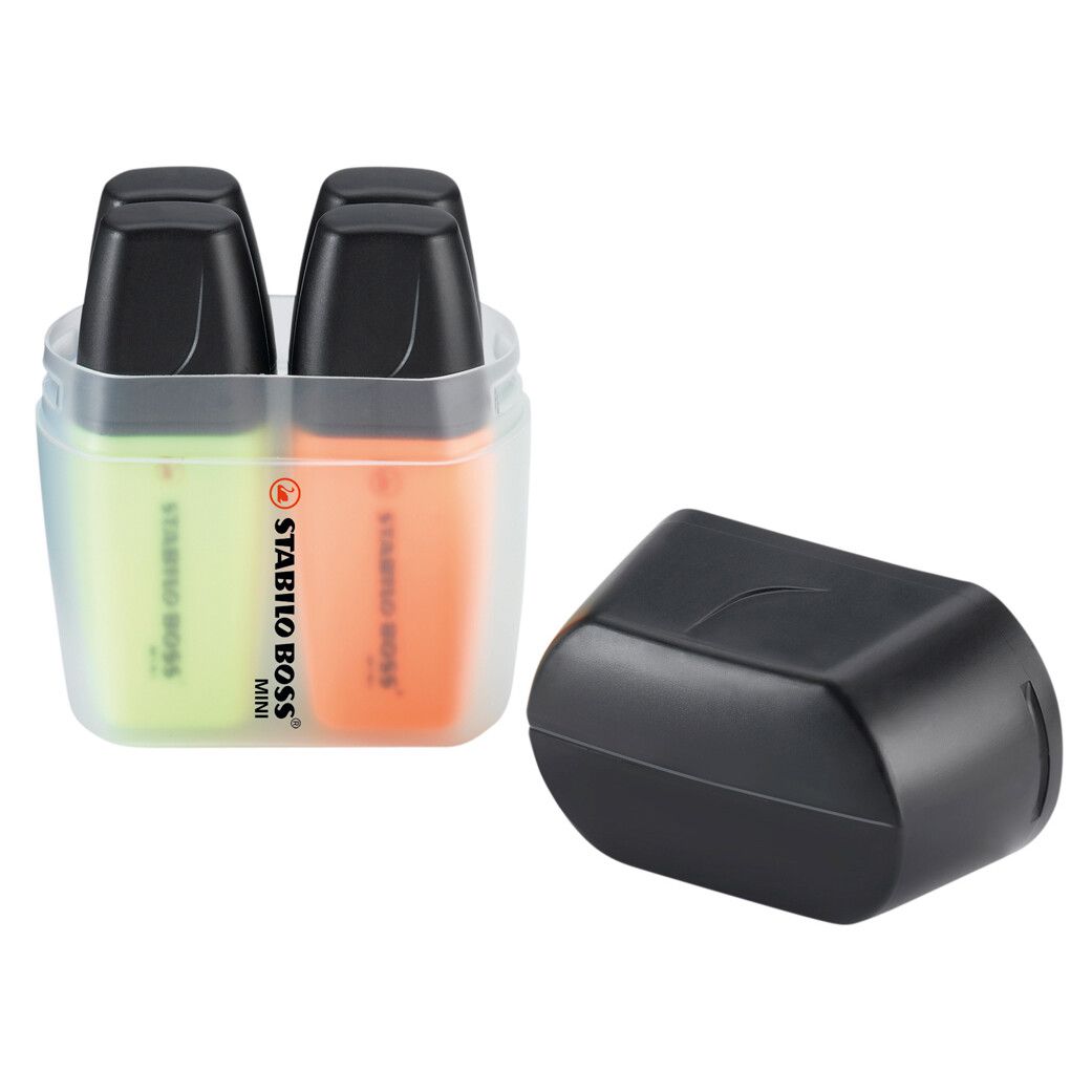 STABILO BOSS MINI 4er Box Leuchtmarkierer-309