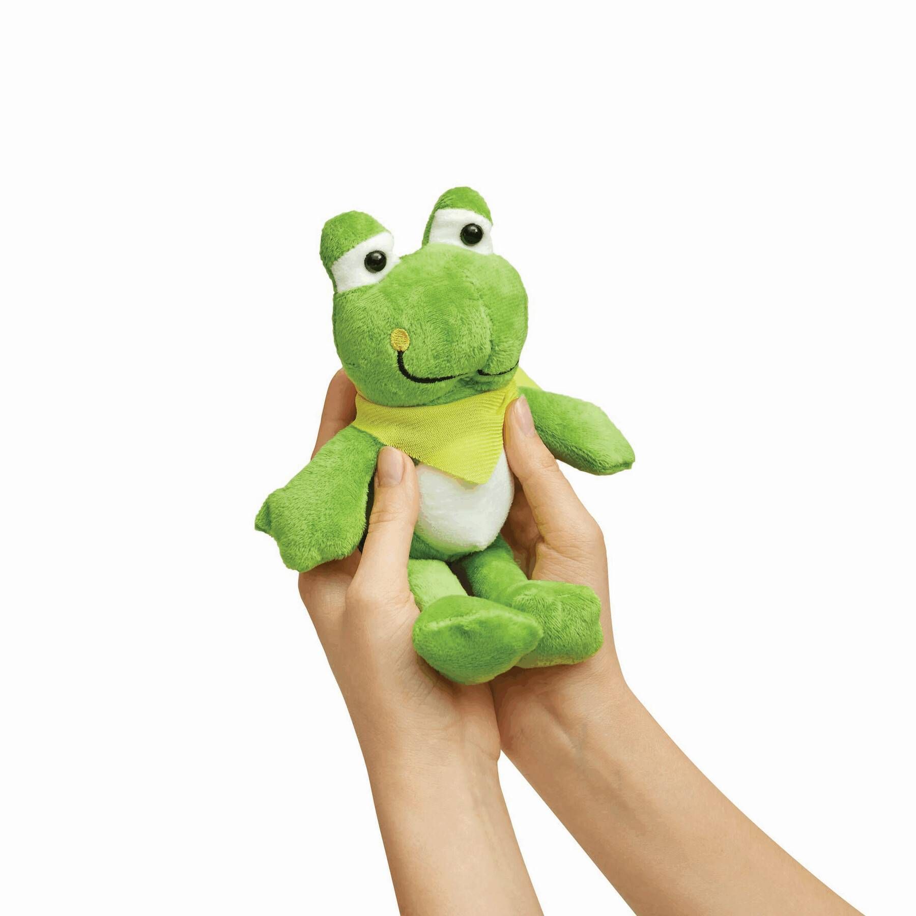 Plüsch-Frosch BERND - gelb - grün-81