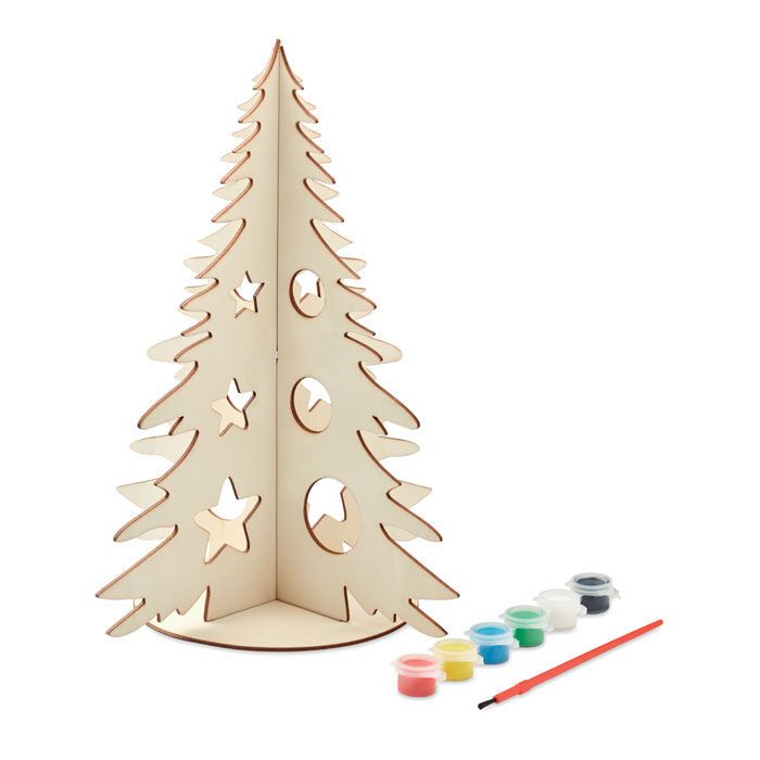 DIY Weihnachtsbaum aus Holz TREE AND PAINT - holz-533