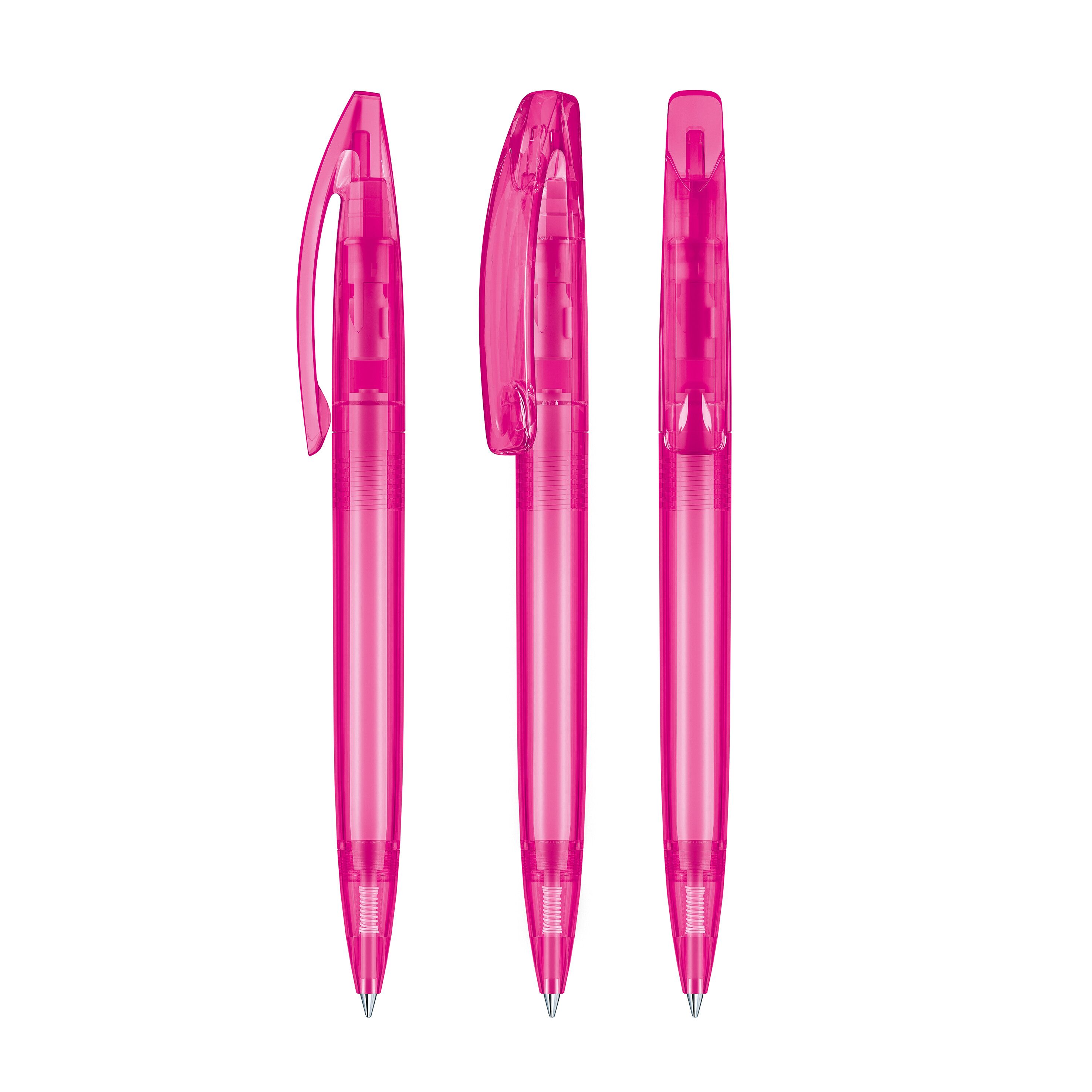 Bridge Clear Drehkugelschreiber - rhodamine red - pink-16