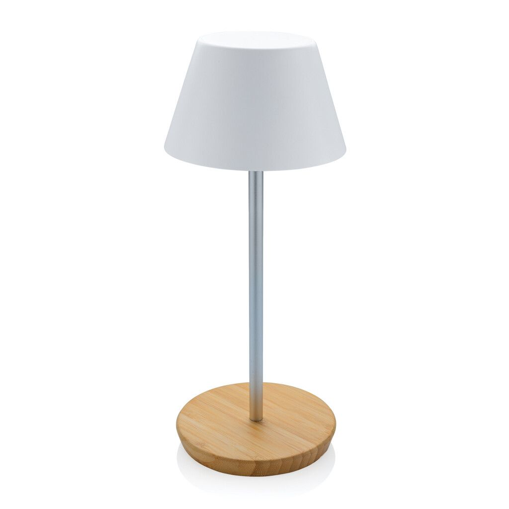 Pure Glow USB-Tischleuchte aus RCS recyceltem Kunststoff - weiß-910
