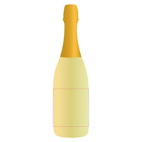 Veredelungsposition Flasche Vorderseite