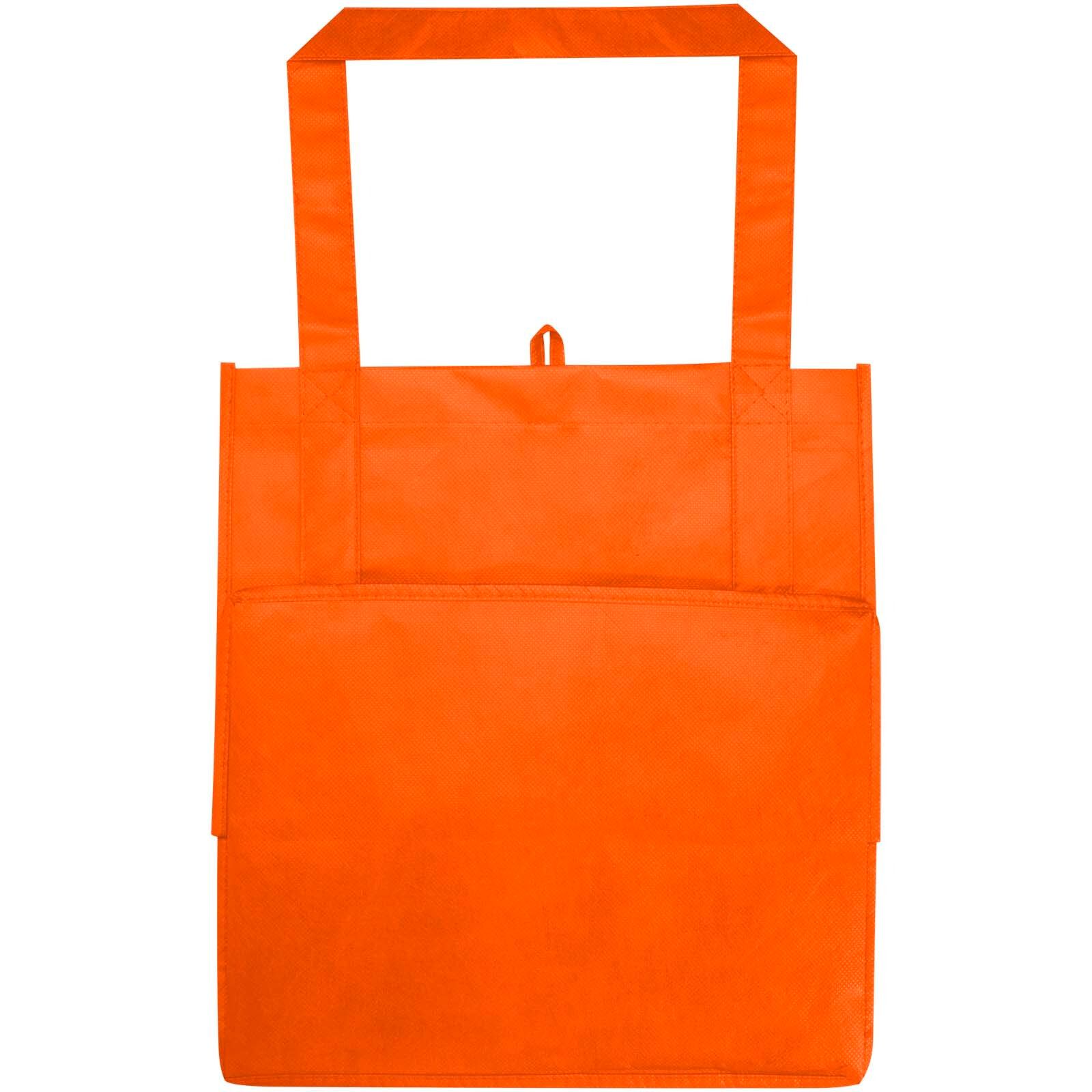 Liberty Tragetasche mit hartem Boden aus recyceltem GRS Non Woven 6 L - orange-9