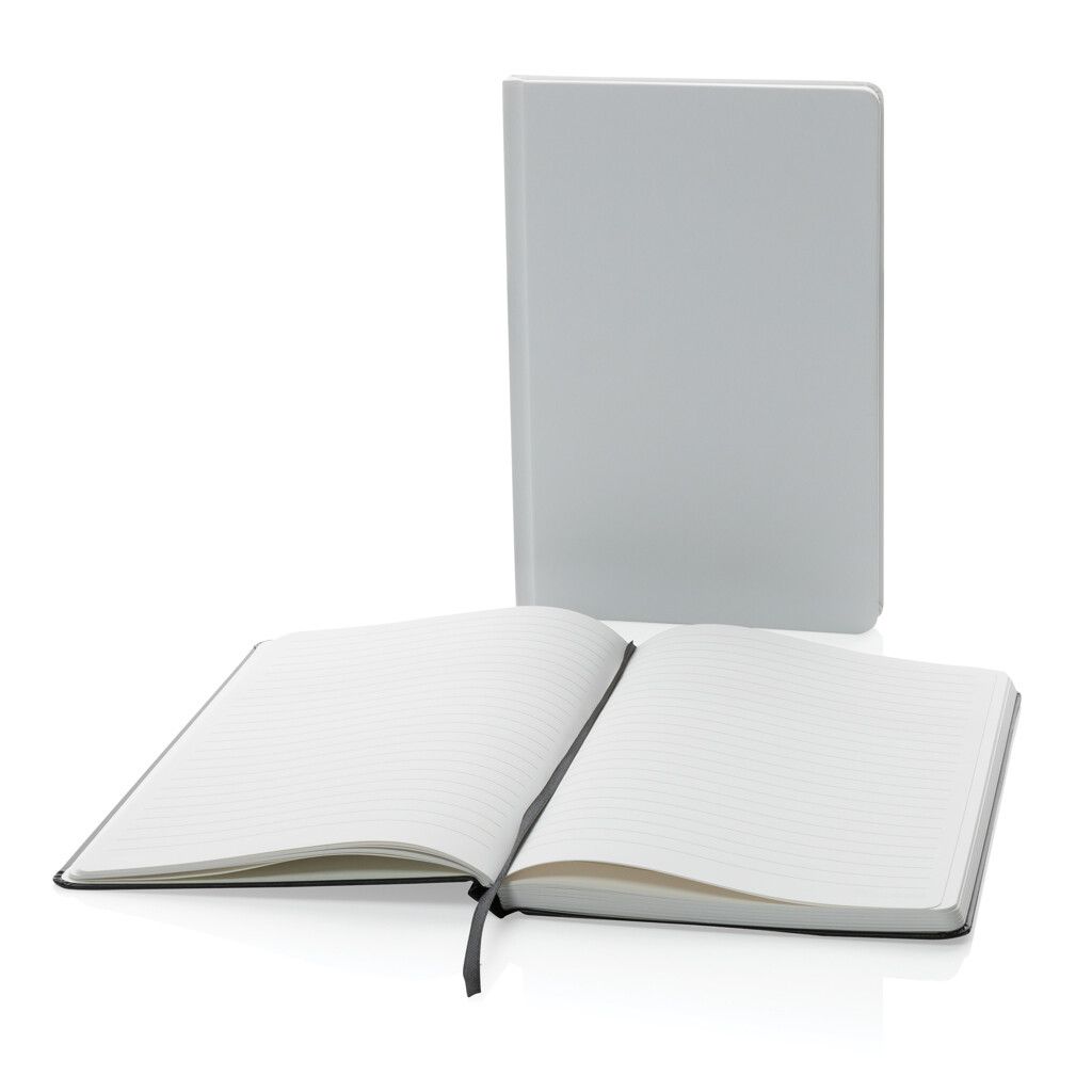 A5 Impact Steinpaper Hardcover Notizbuch - schwarz-692