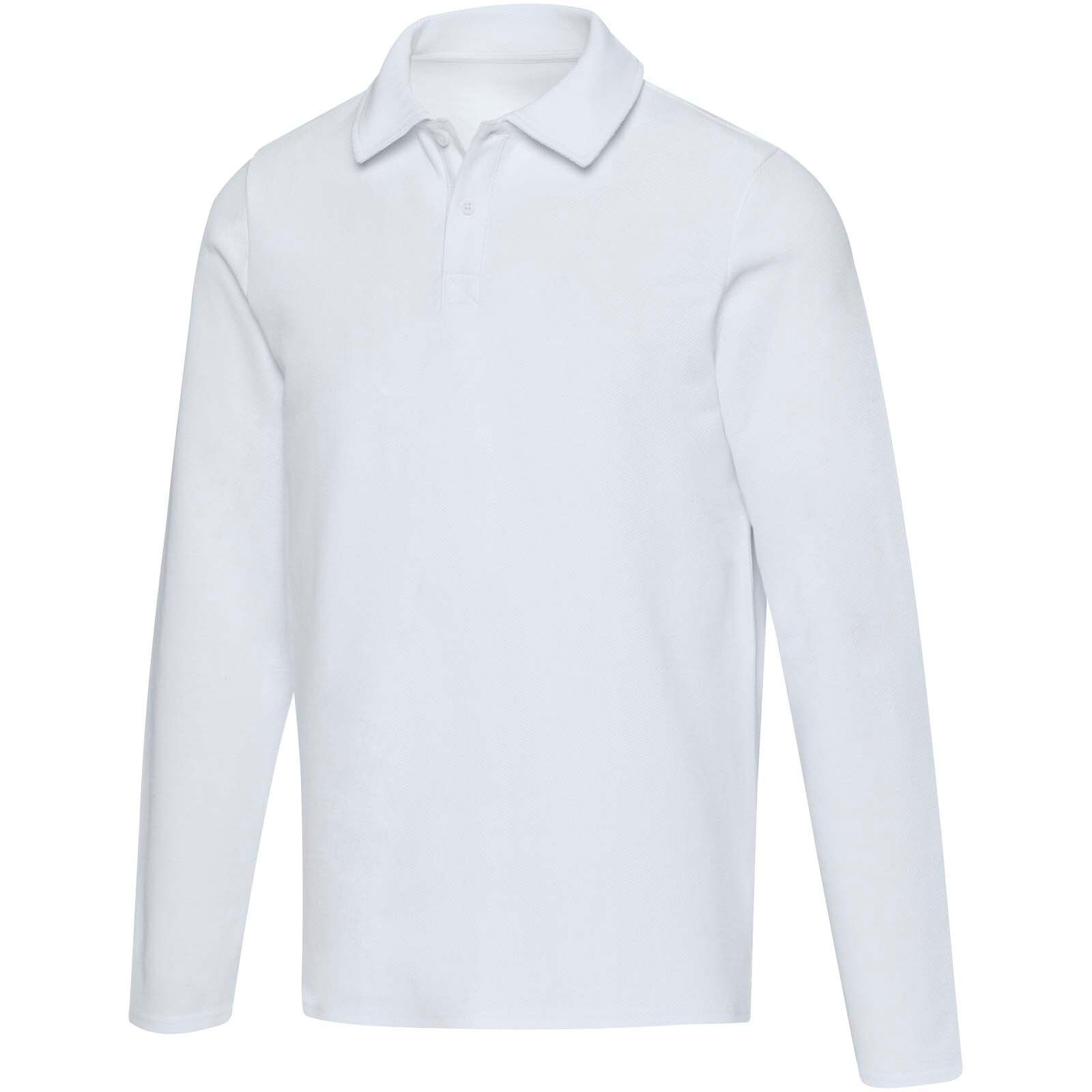 Apollo Langarm Poloshirt  - weiss - XL-582