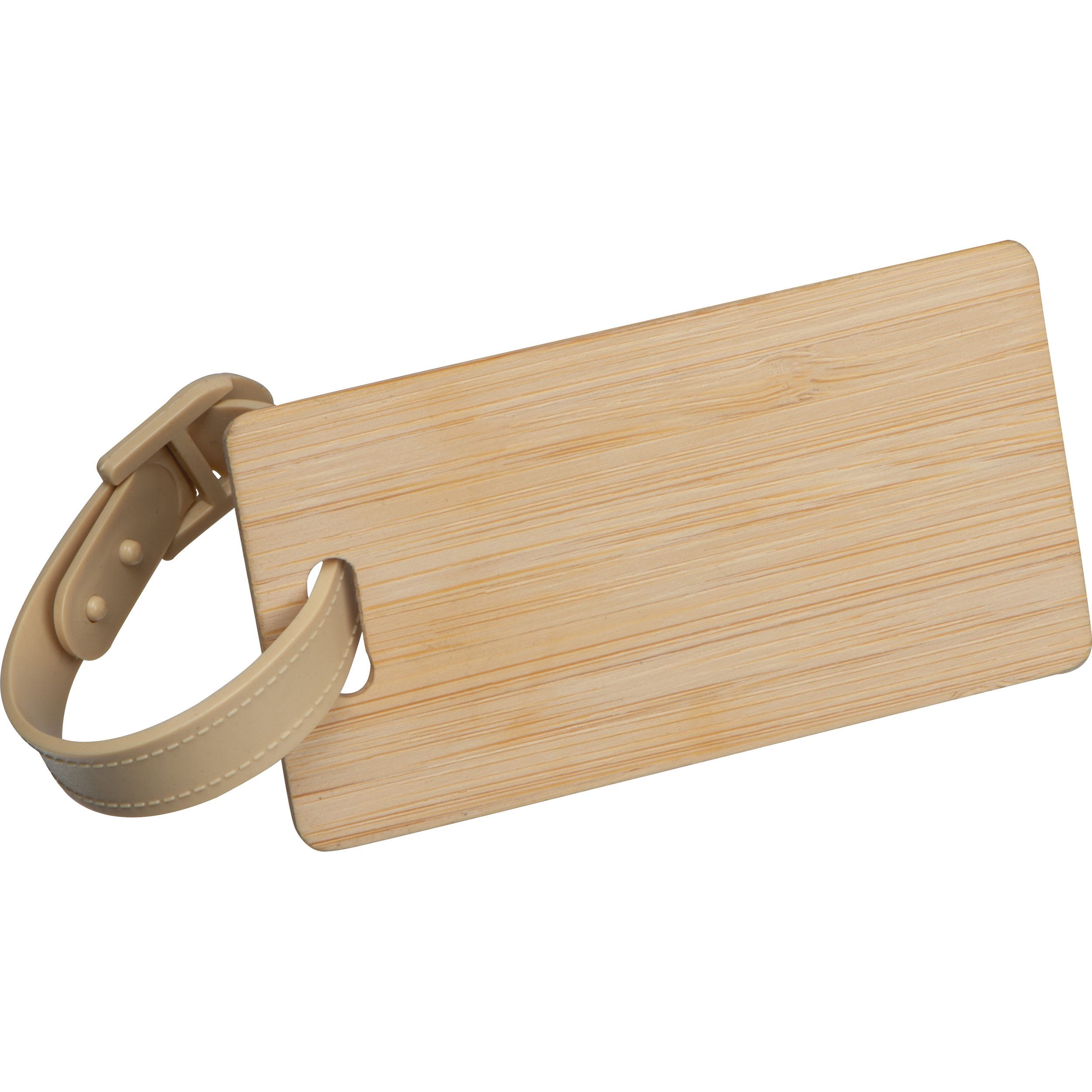 Kofferanhänger aus Bambus  - beige-130