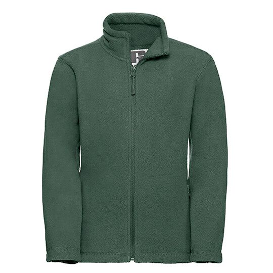 Kids Full Zip Outdoor Fleece - bottle green - 152 (11/12)-687