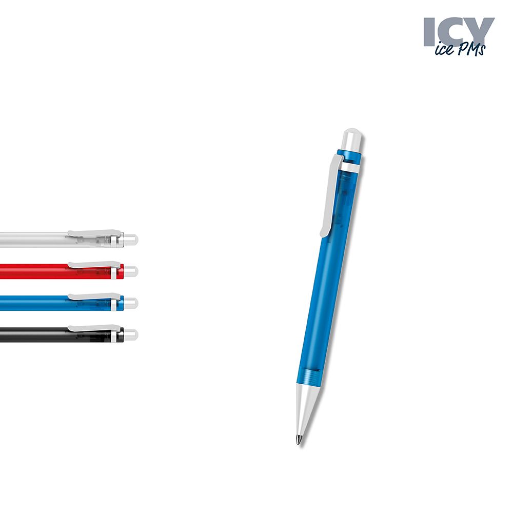 Druckkugelschreiber Icy ice PMs - blau ice-85