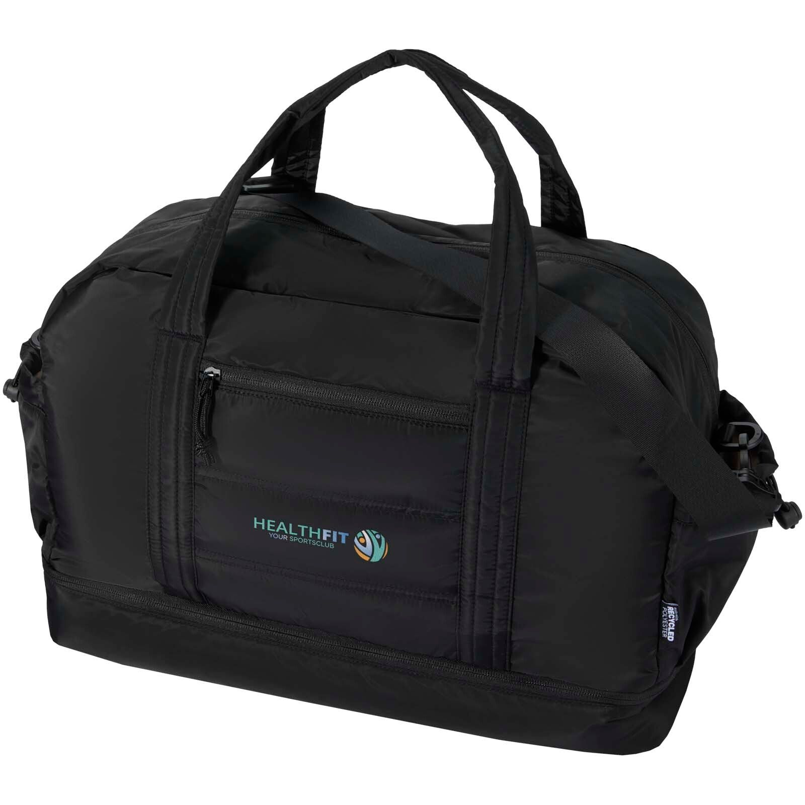 Puffer GRS recycelte Reisetasche mit isoliertem Boden 30L - schwarz-581
