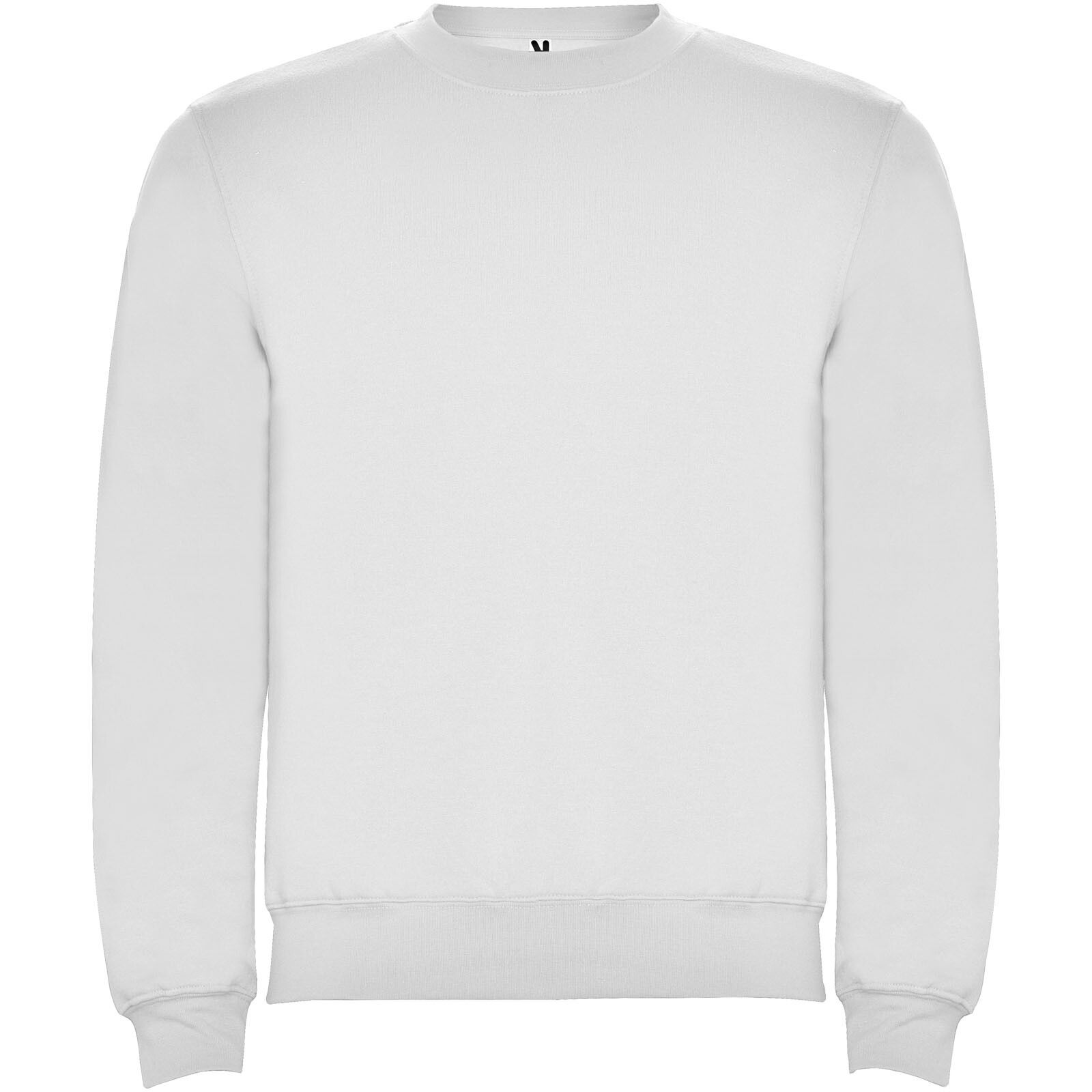Clasica Sweatshirt mit Rundhalsausschnitt  - weiss - M-208