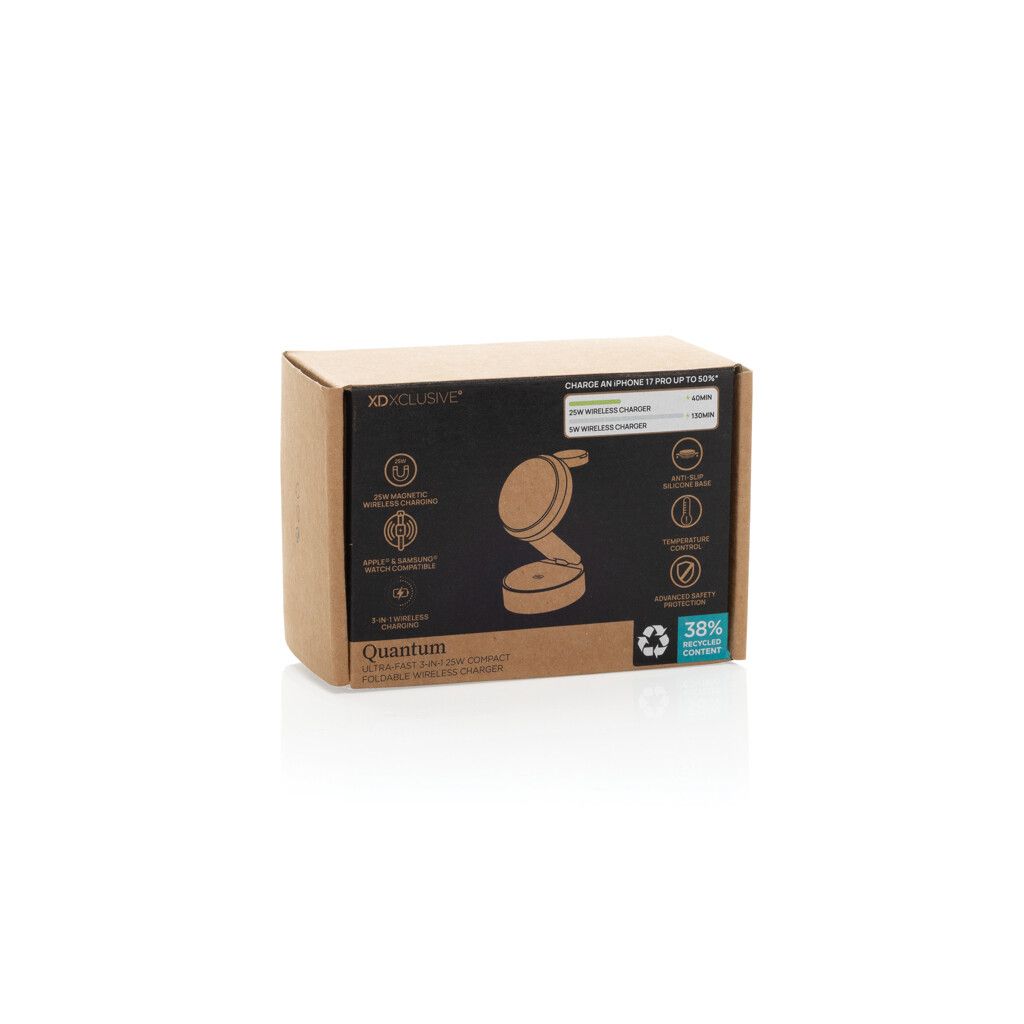 Quantum ultraschnelles kabelloses 3-in-1 25W RCS Ladegerät - grau-170