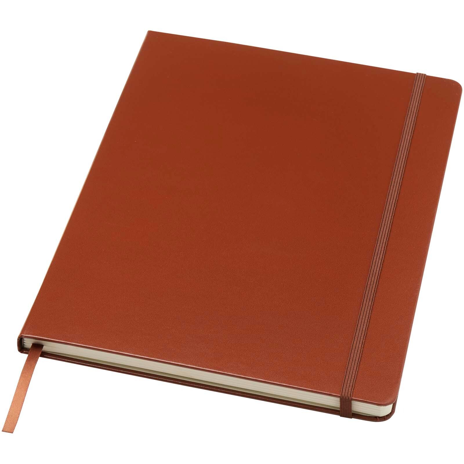 Executive A4 Hard Cover Notizbuch - braun-595