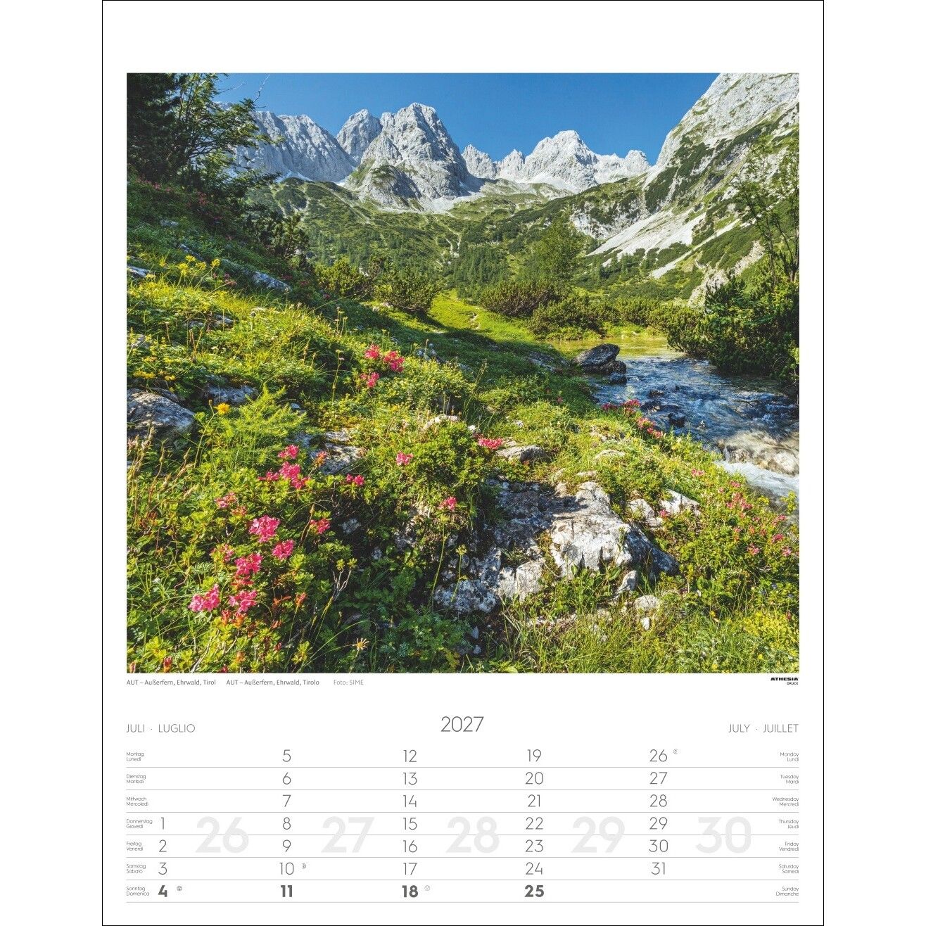 Alpen - Landschaft & Natur Kalender-883
