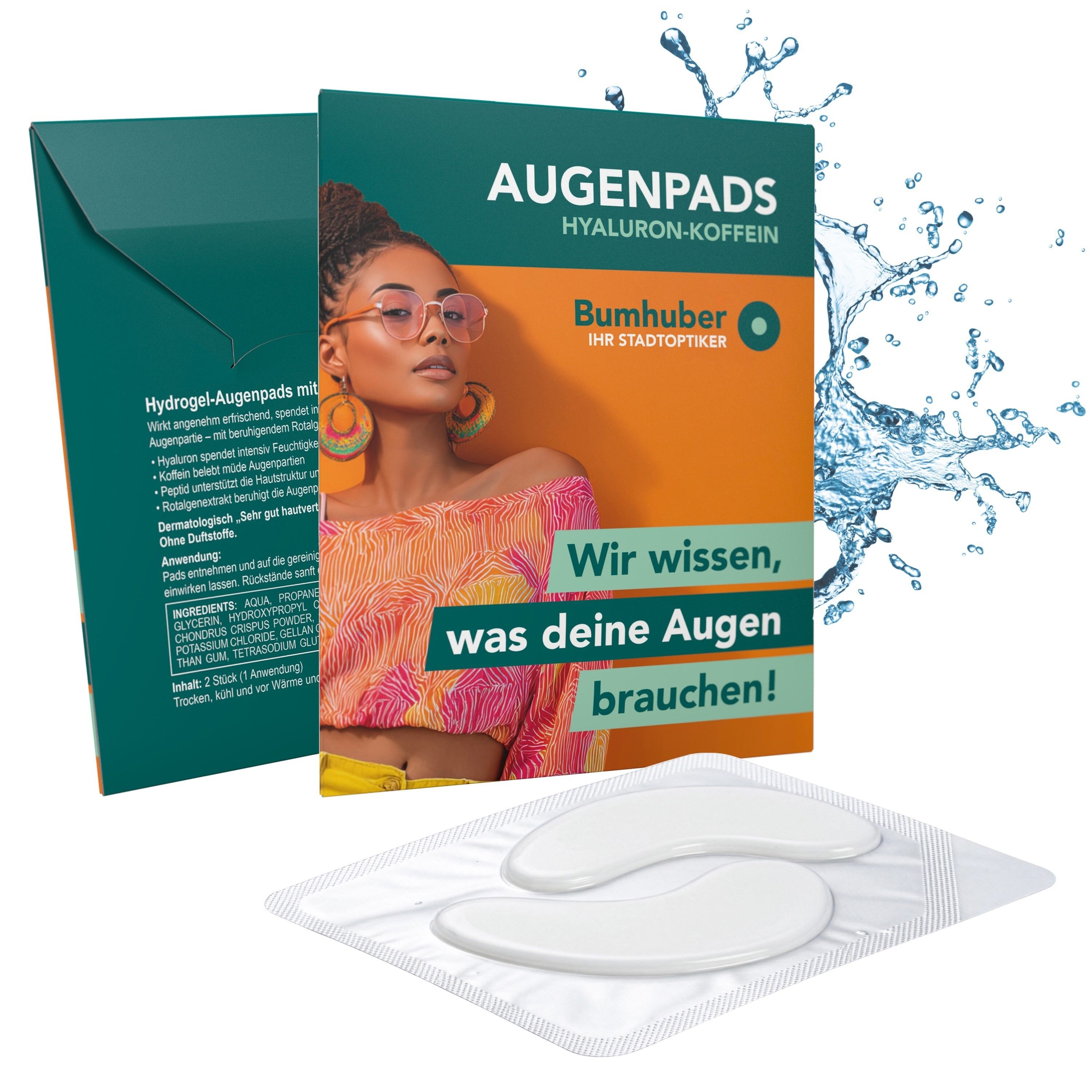 Augenpads Hyaluron-Koffein-430
