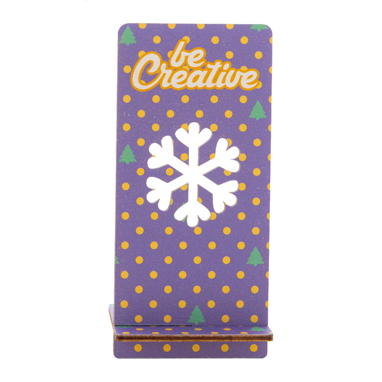Kannykka Creative Weihnachtshandyhalter, Schneeflocke - natur-820