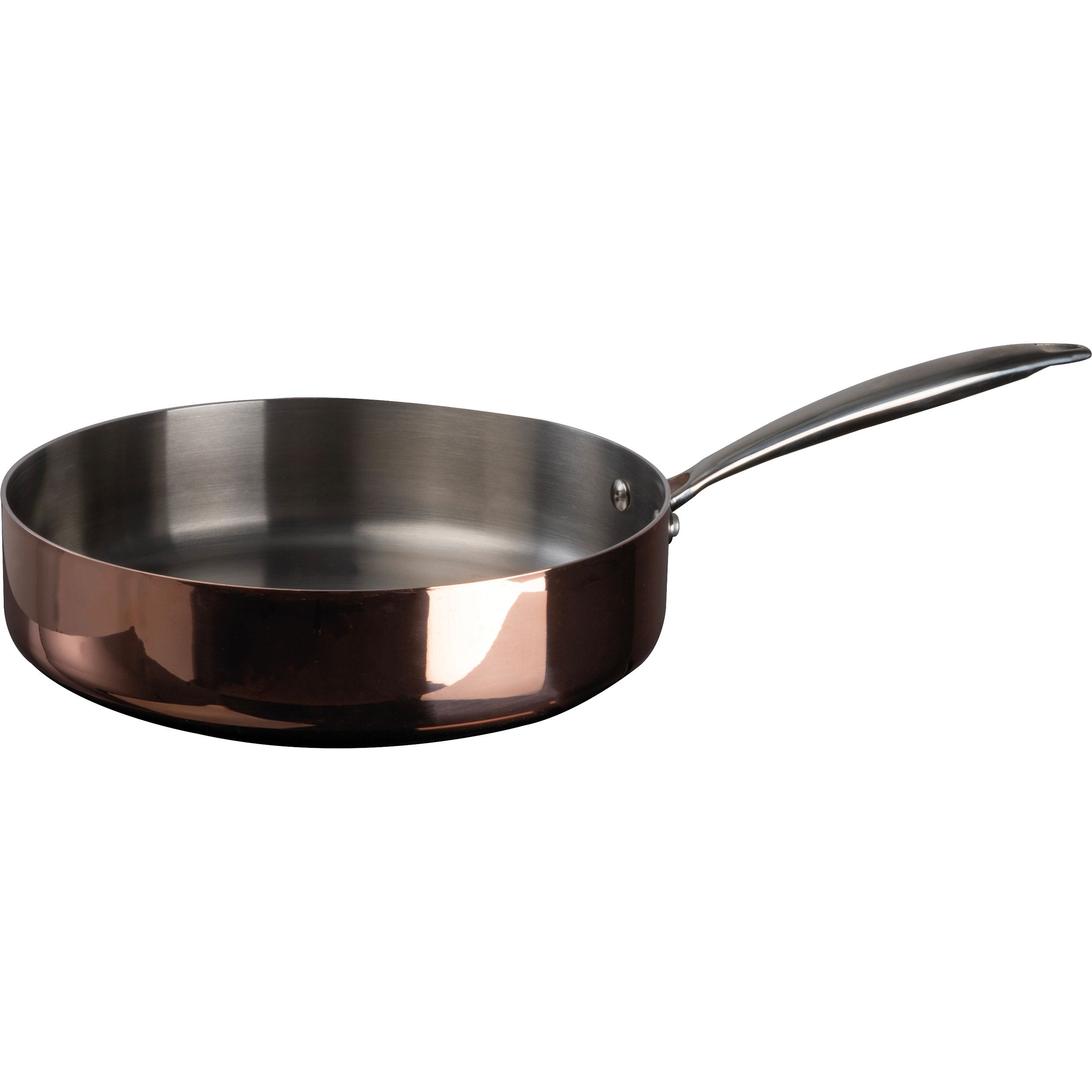 CrisMa Induktionsbratpfanne mit hohem Rand  - kupfer-160