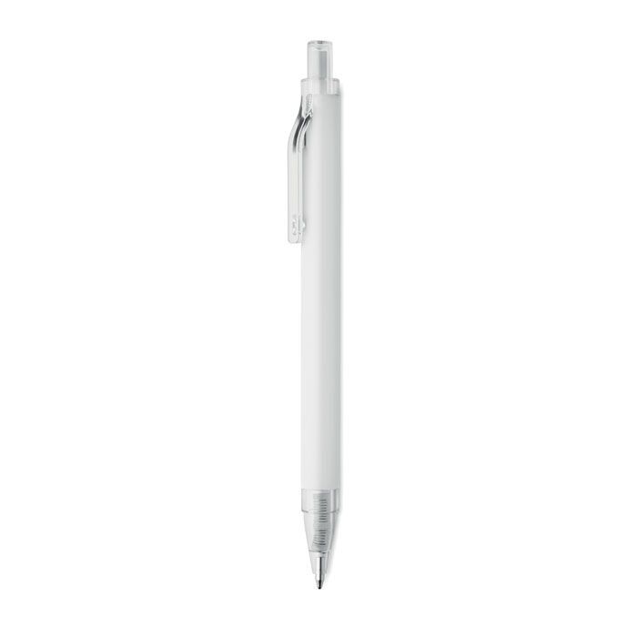 Druckkugelschreiber recy. Alu NOSTA - weiß-555