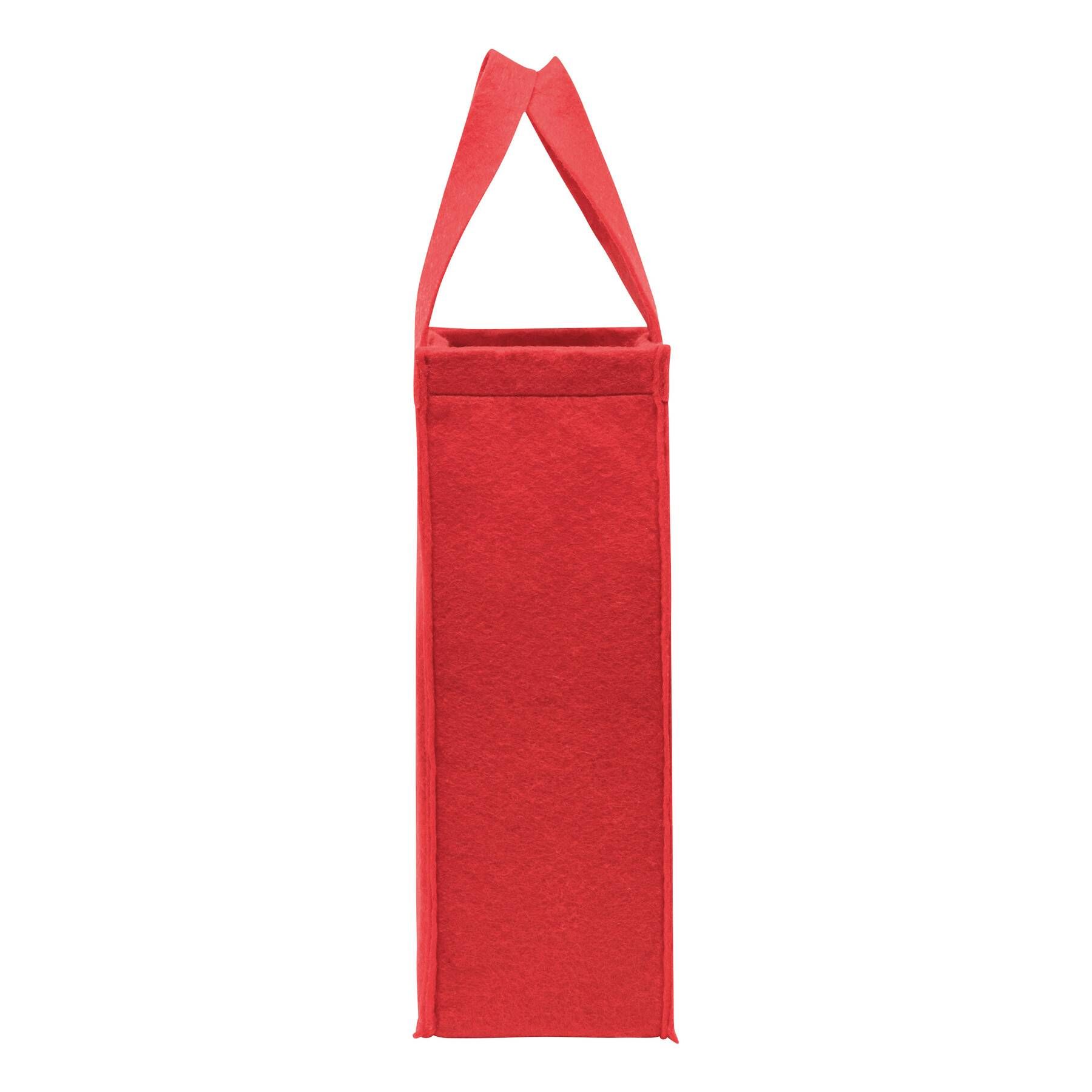 Filz-Flaschentasche CABERNET - rot-865