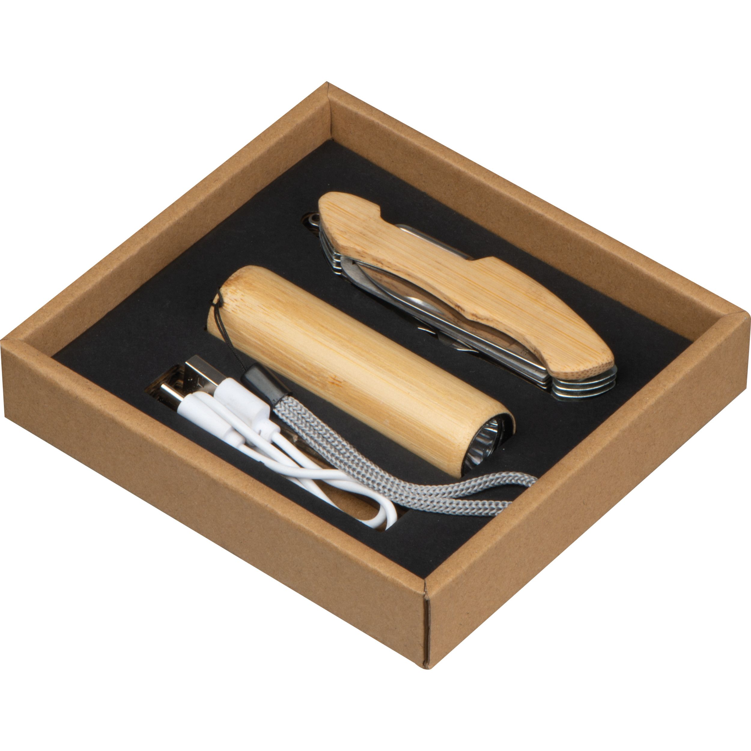 Set Taschenlampe/-messer Oldham - beige-61