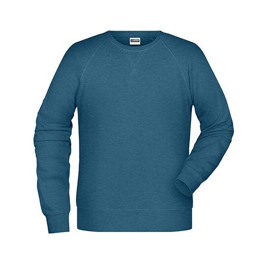 Men´s Sweat - petrol melange-97