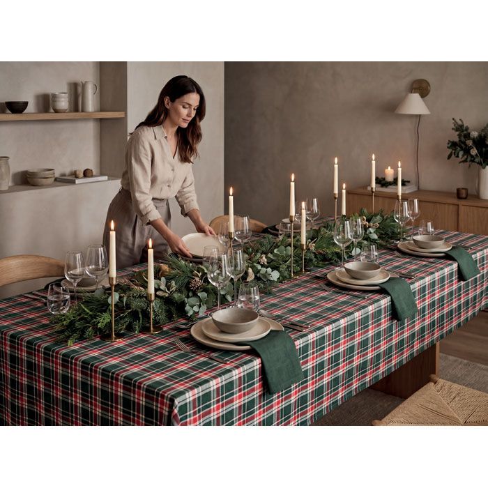 Tischtuch-Set Baumwolle SANTABLE - multicolour-617