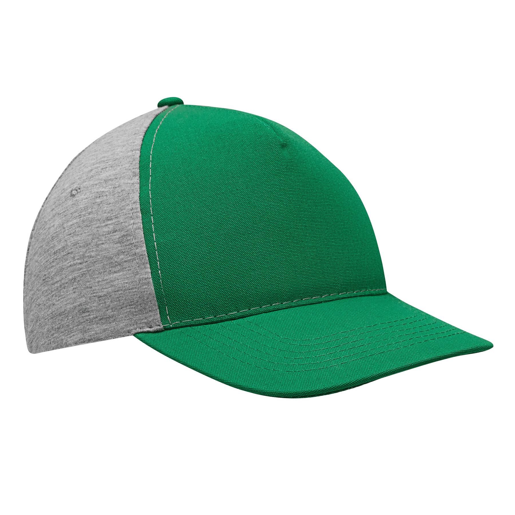 5-Panel-Baseball-Cap UP TO DATE - dunkelgrün - grau-590