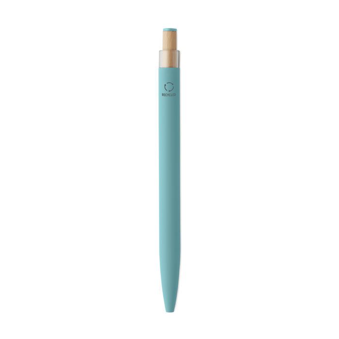 Druckkugelschreiber recy. Alu BERGAMO ++ - babyblau-76