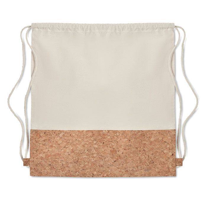 Beutel mit Kordelzug Kork ILLA - beige-885