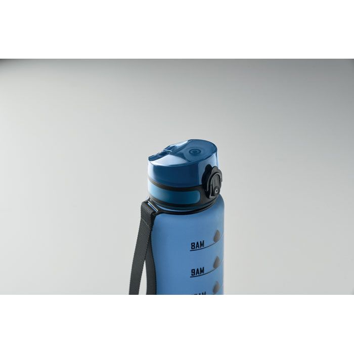 Sport-Trinkflasche RPET 1L ISFORDEN MARK - transparent hellblau-514