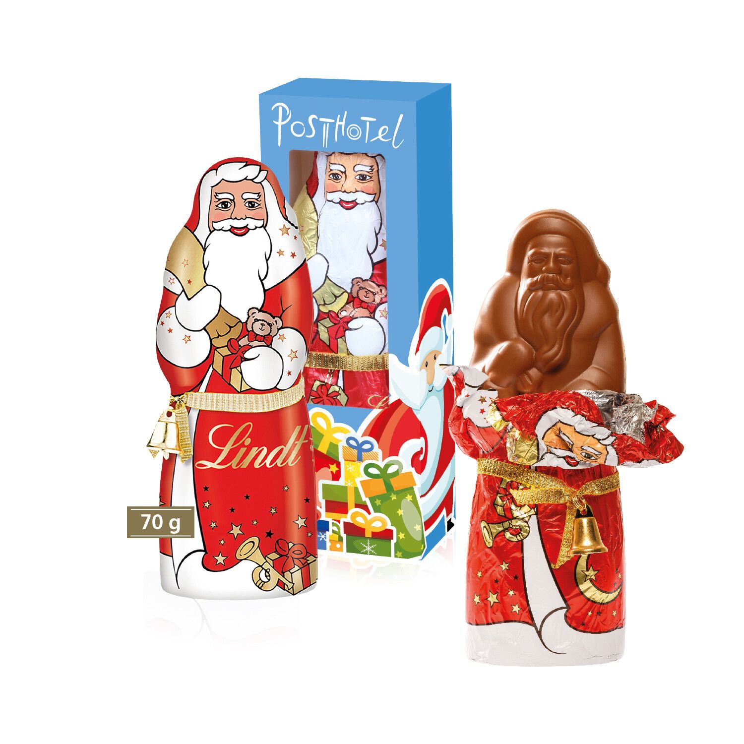Lindt Weihnachtsmann mit Glöckchen, 70 g-614