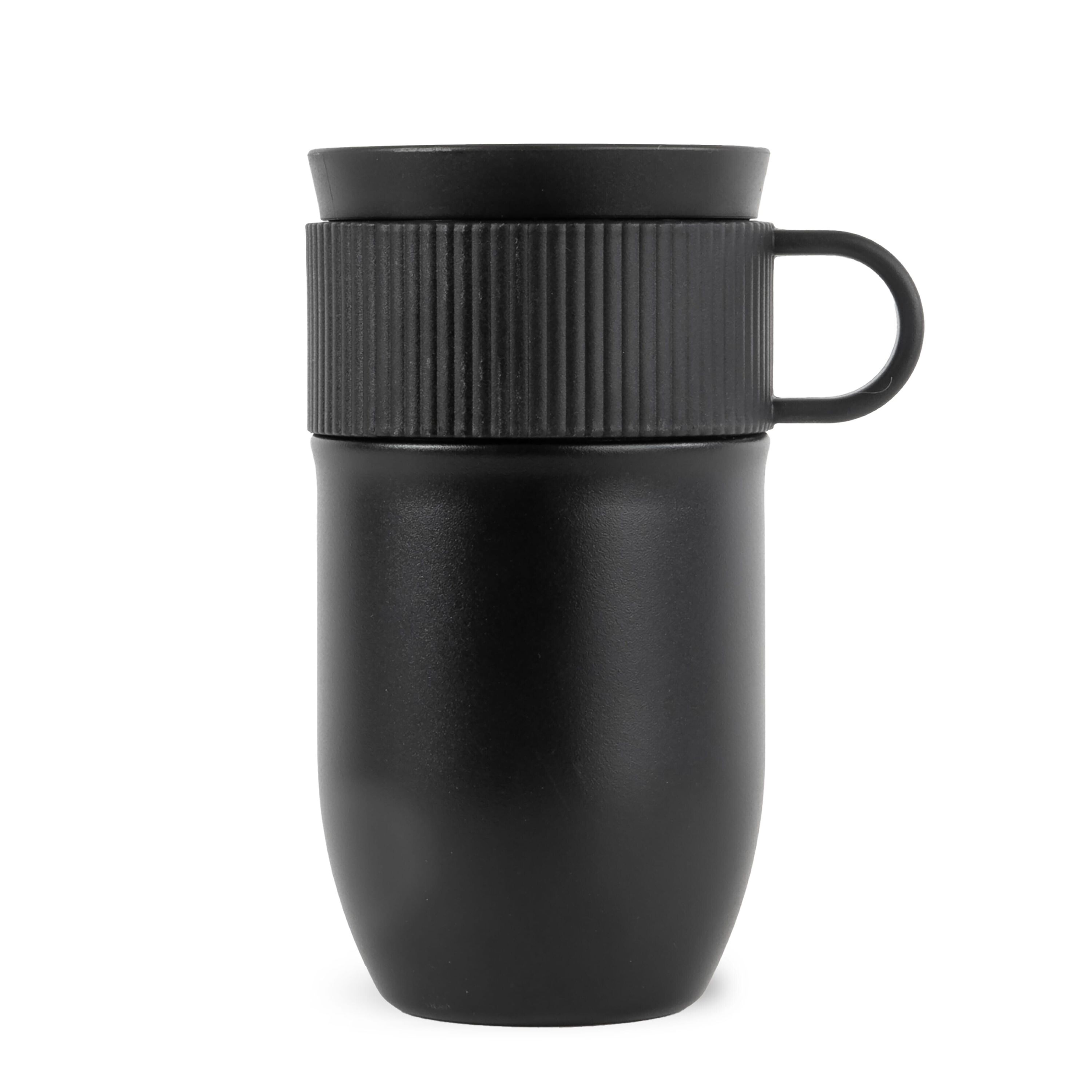Sagaform Ted isolierter Becher, 280ml auslaufsicher und spülmaschinenfest - schwarz-357